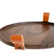 image 9 of Harvey Walnut Wooden Candle Plate N/A