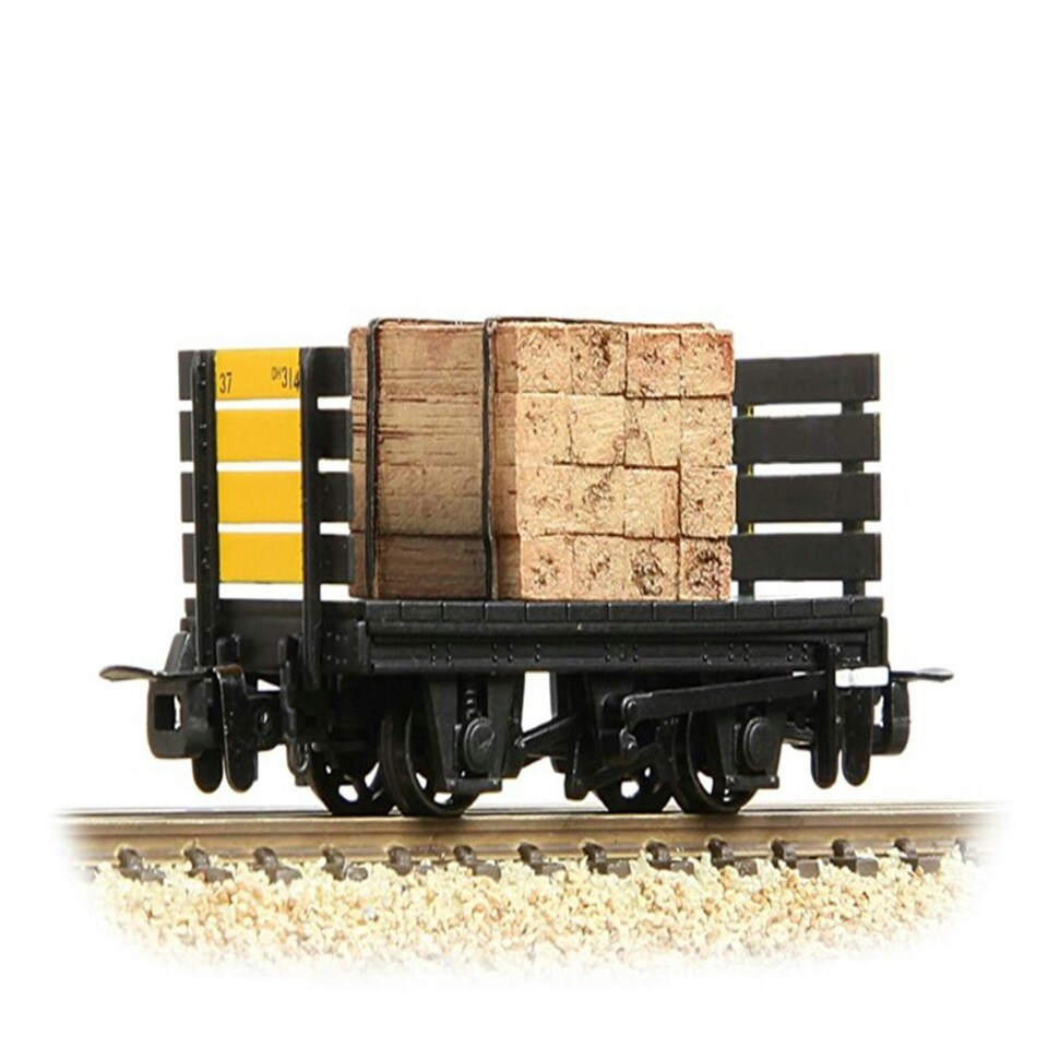 Bachmann RNAD Flat Wagon Planked Ends RNAD Dean Hill with Load