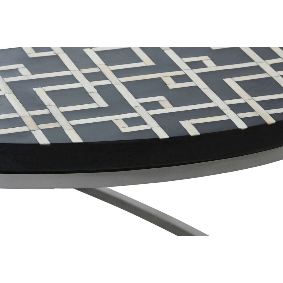 image 1 of Centre Table Home ESPRIT Black Ivory 150 x 80 x 40 cm N/A
