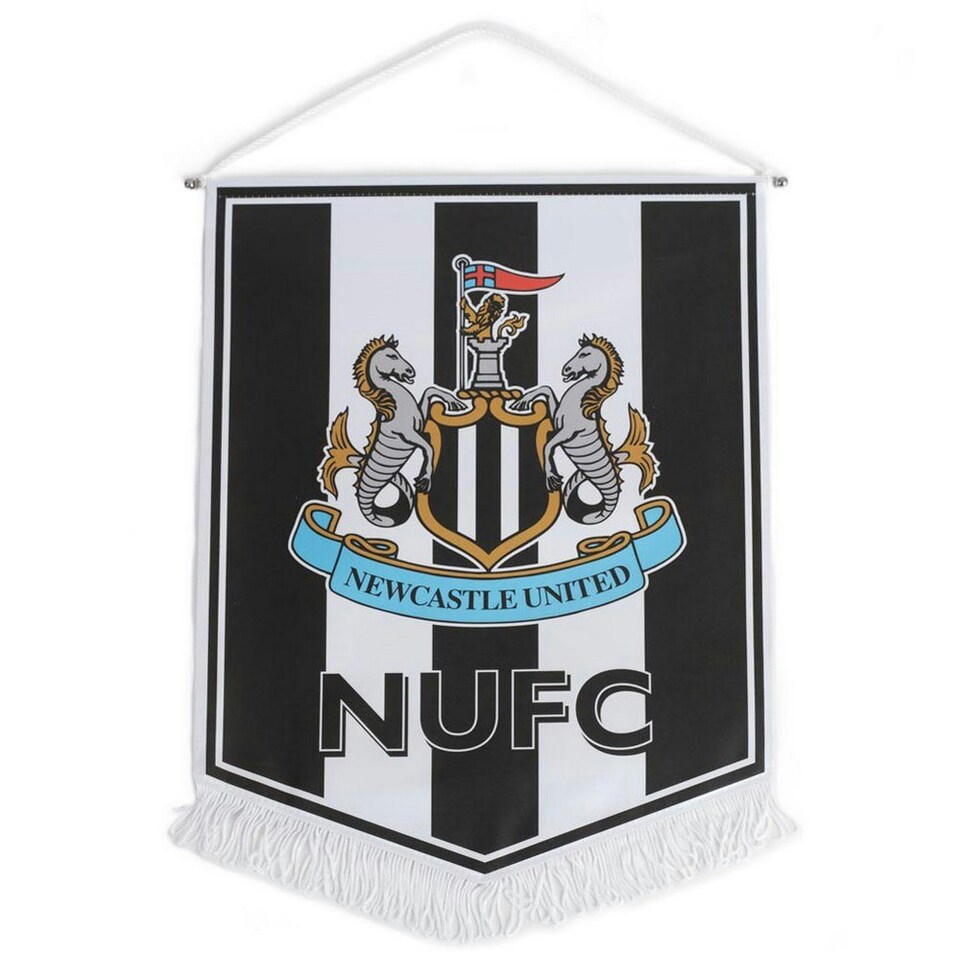 image 1 of Newcastle United FC Crest Pennant - White/Black/Grey - L