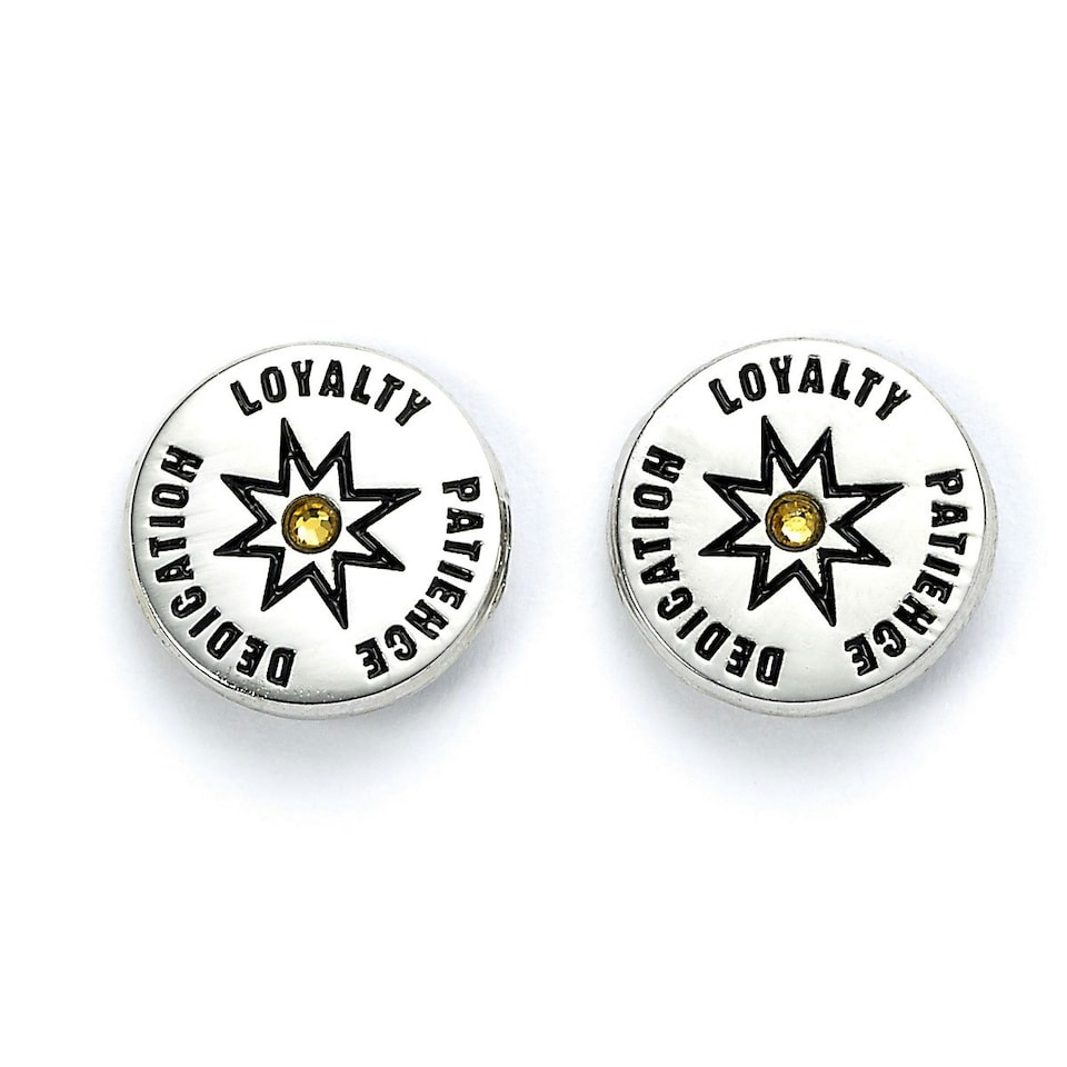image 1 of Harry Potter Hufflepuff Set of 3 Stud Earrings WES00220