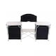 image 6 of Oypla Large Portable Folding Outdoor Aluminium Camping Travel Kitchen Work Top Black
