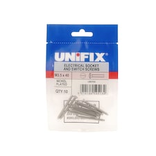 Unifix Electrical Socket Screws Nickel Plated M3.5 x 50 - Box of 200