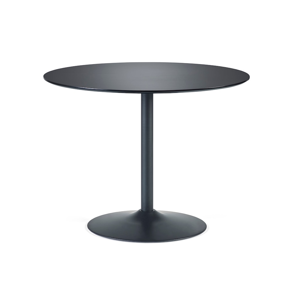 image 1 of Nero 80cm Round Table - Black