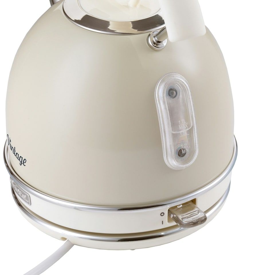 image 1 of Ariete ARPK25 Vintage Retro Dome Kettle, 2 Slice Toaster & Jug Blender Set, Cream