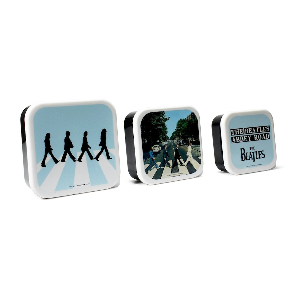 image 1 of Snack Boxes Set of 3 - The Beatles (Abbey Road)