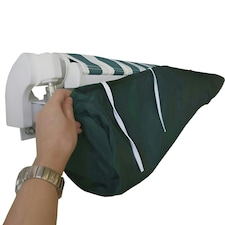 Plain Green Protective Awning Rain Cover 2.5m Storage Bag