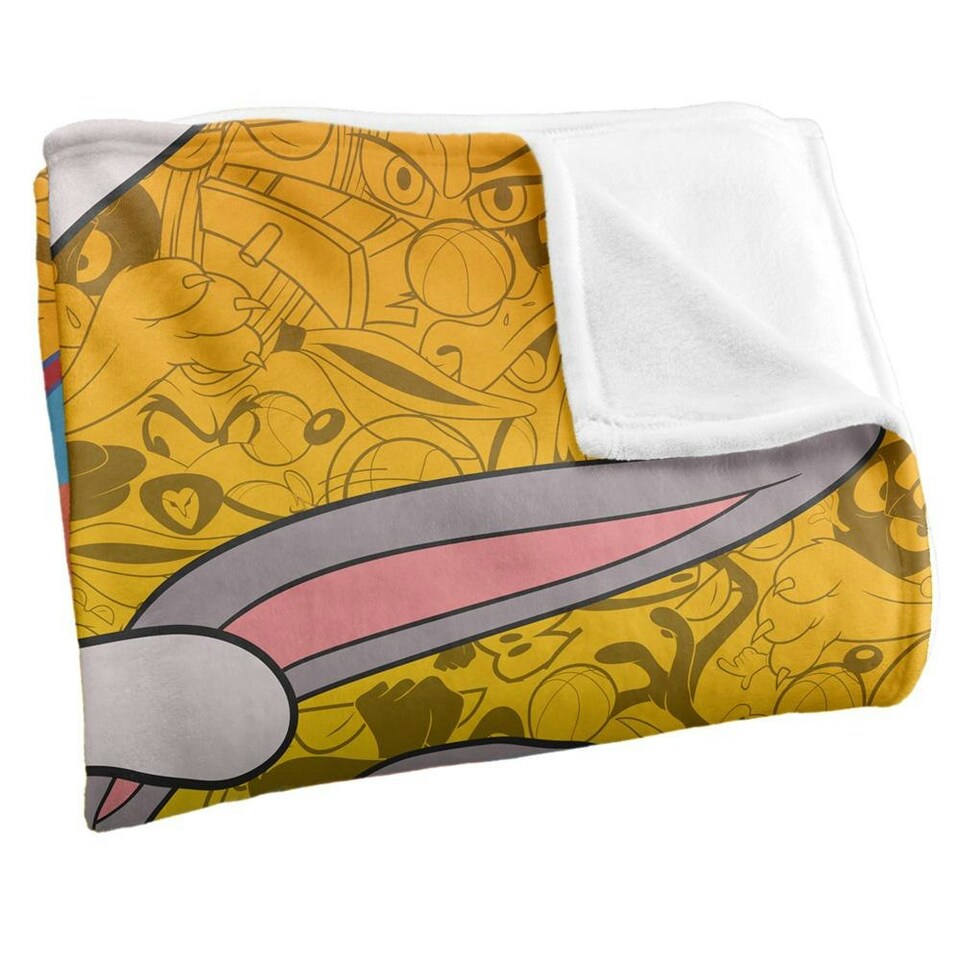 image 1 of Space Jam: A New Legacy Bugs Bunny Blanket - Multicoloured - One Size