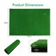 image 2 of COSTWAY Golf Hitting Mat Standard Real Feel Golf Practice Mat