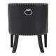 image 4 of Interiors By Premier Modern Black Leather Effect Dining Chair, Elegant Design Dining Chair For Dining Table, Luxury Dining Chair Black