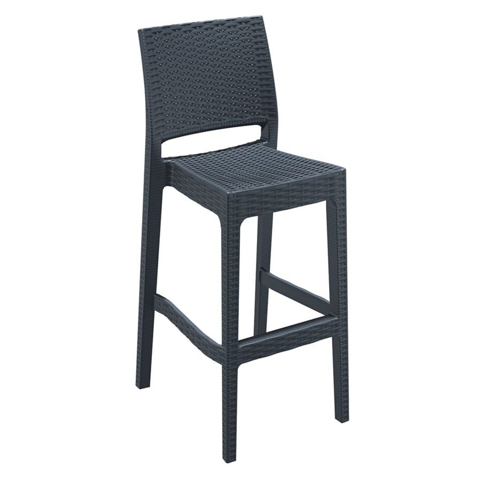 Minty Bar Stool - Dark Grey Grey