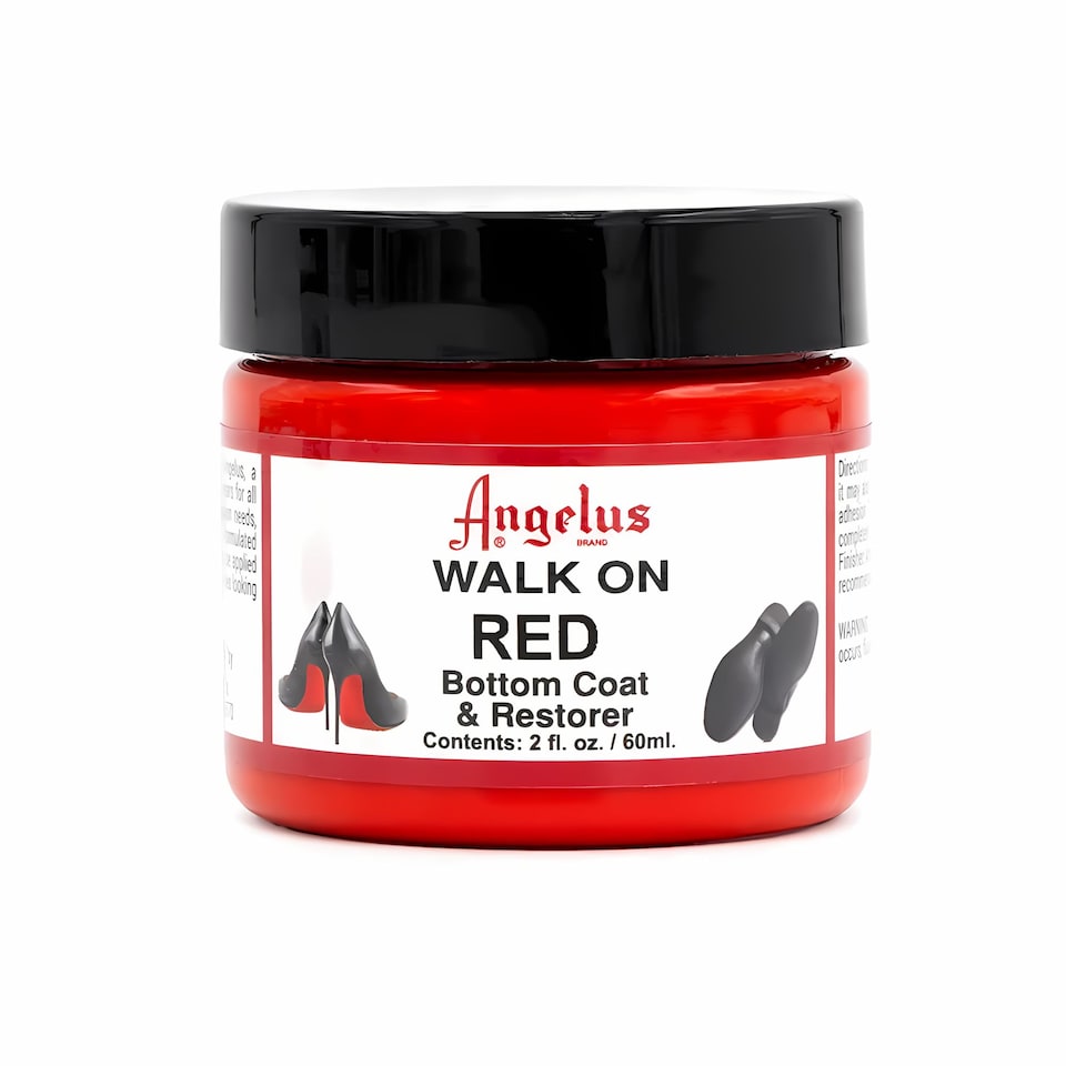 image 1 of Angelus Red Walk on Sole Paint - Luxury Restoration for Shoes 2oz | Red