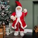 image 2 of 80cm Red Standing Mega Papa Noel Santa Claus Indoor Decoration