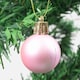 image 3 of Hot Pink Shatterproof Christmas Baubles 3cm Pack of 12 Tree Ornaments