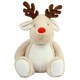 image 1 of Mumbles Zipped Reindeer Plush Toy - Light Brown - One Size