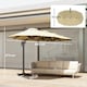 image 5 of Outsunny 45 m Patio Cantilever Roma Parasol Large DoubleSided Rectangular Garden Umbrella with Crank Handle 360 Cross Base for Bench Outdoor Khaki