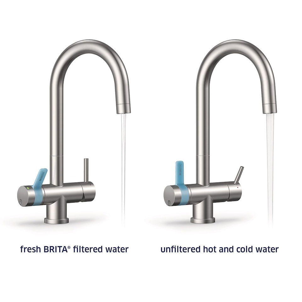 image 1 of BRITA mypure P1 Water Filter Kitchen Tap - Round - Includes 1x BRITA P1000 Cartridge