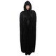 image 1 of Black Hooded Cape Black | One Size