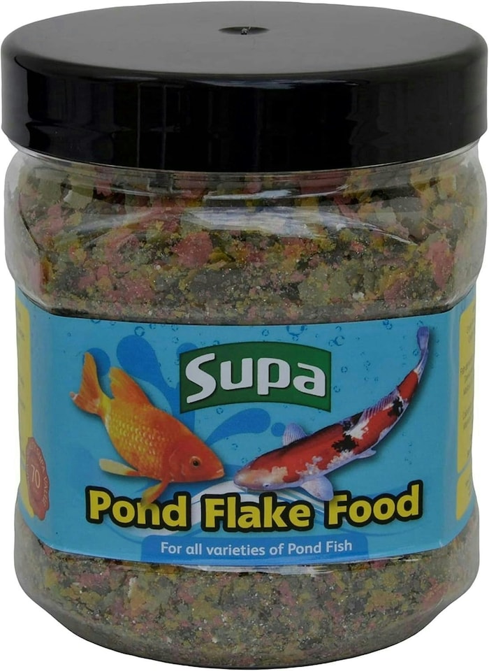 image 1 of Supa170g Premium Goldfish Flakes Koi Carp Coldwater Pond Food