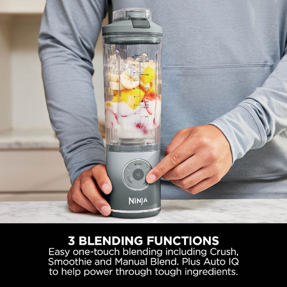 image 1 of Ninja Blast Max Portable Blender in Silver BC251UKSL | Silver | Silver | 1