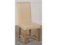 image 7 of Dakota 152 x 87cm Medium Oak Dining Table and 6 Washington Leather Chairs | Cream | Cream