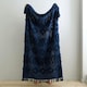 image 1 of Pineapple Elephant Kabeli Tufted 130x170cm Throw Navy Blue