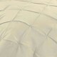 image 3 of Pintuck Pleated Duvet Cover Set - King - Cream