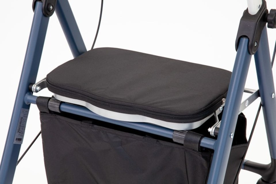 image 1 of The Ramp People TRP7 Lightweight Folding Rollator Walker - Blue