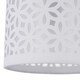 image 5 of First Choice Lighting Set of 2 White Laser Cut 15.5cm Table Lamp Shades White
