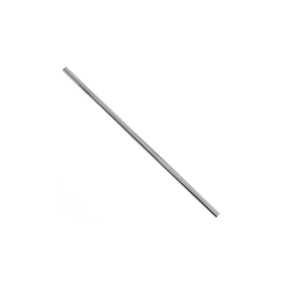 FittingsCo, 1 Metre Oval Wardrobe Rail, Polished Chrome, Steel, Nonadjustable
