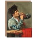 image 1 of Mary Cassatt Art Card After the Bullfight Bullfighter Smoking