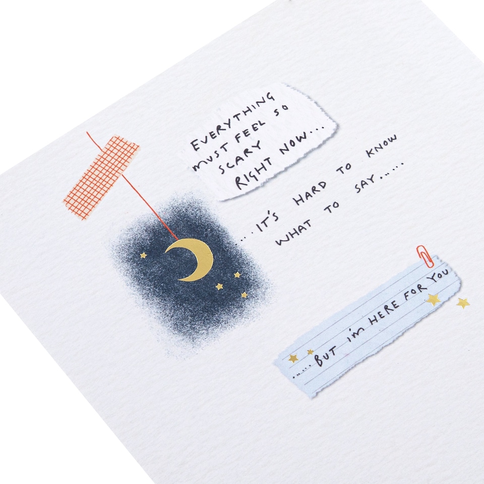 image 1 of Hallmark Maggie's - Cancer Diagnosis Charity Card - I'm Here For You Design