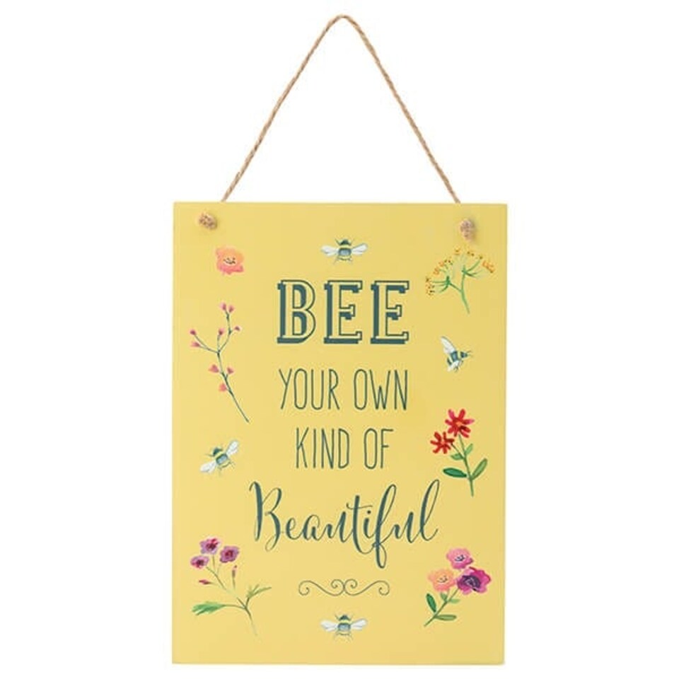 image 1 of English Tableware Company Bee Happy Beautiful Wall Plaque