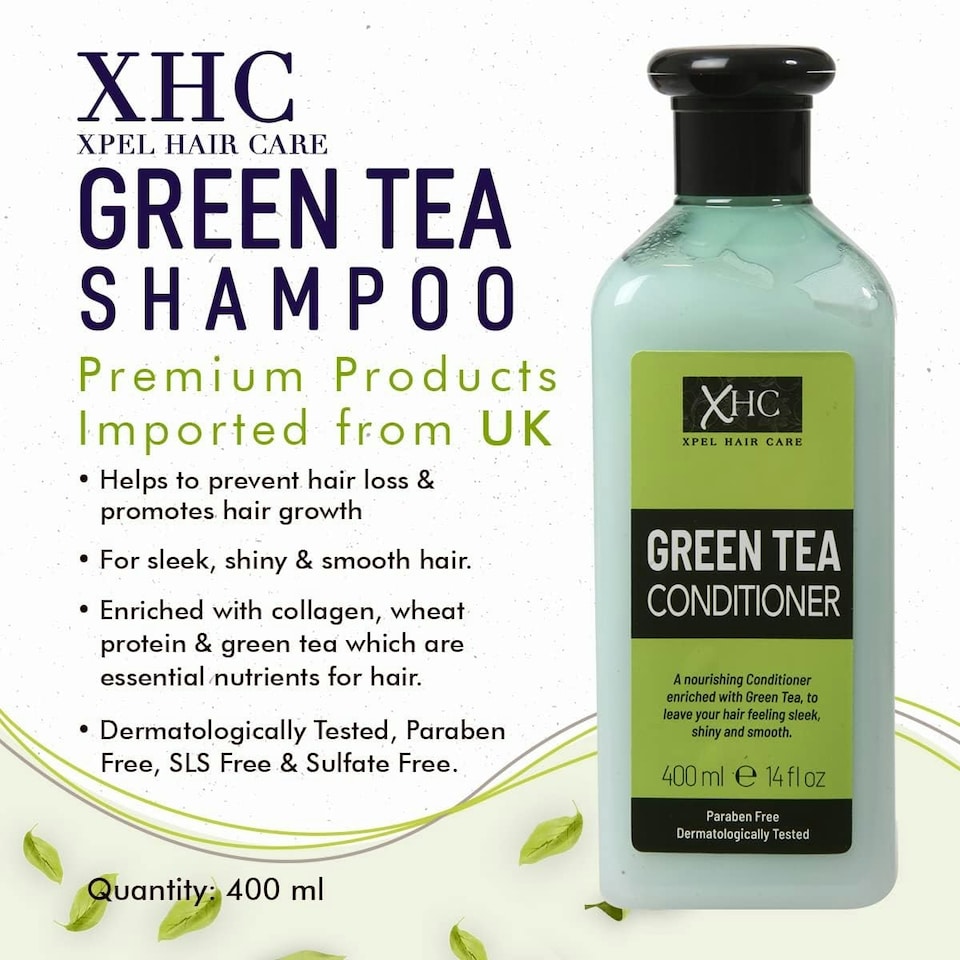 image 1 of Xpel Marketing XHC Xpel Hair Care Green Tea Nourishing Conditioner 400 ml