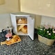 image 9 of Elegant Brands Salcombe Upright Bread Bin and Kitchen Corner Cabinet in White White