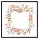 image 2 of Flower border (Picture Frame) Grey | S