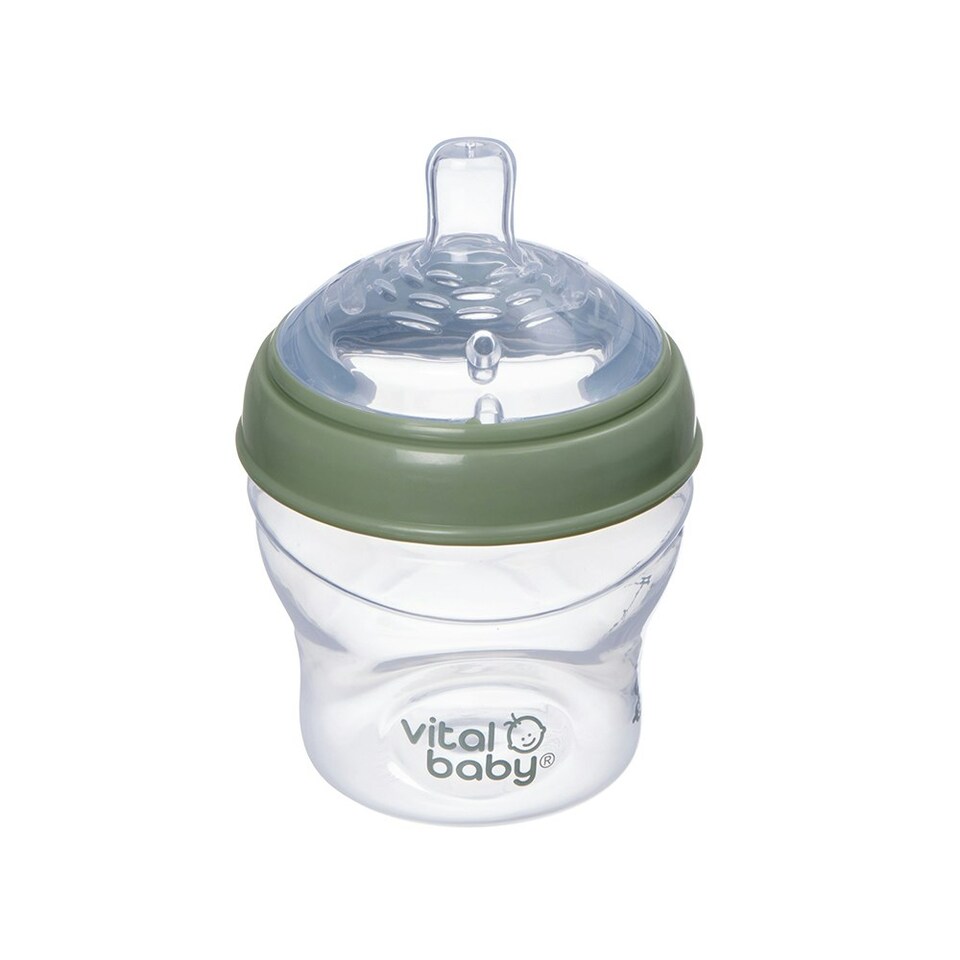 image 1 of Vital Baby Nurture breast like bottle 150ml 2pk Clear | One Size