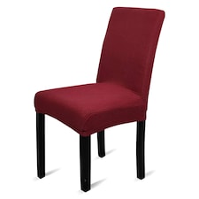Velvet Stretch Chair Covers, Spandex Dining Chair Slipcovers