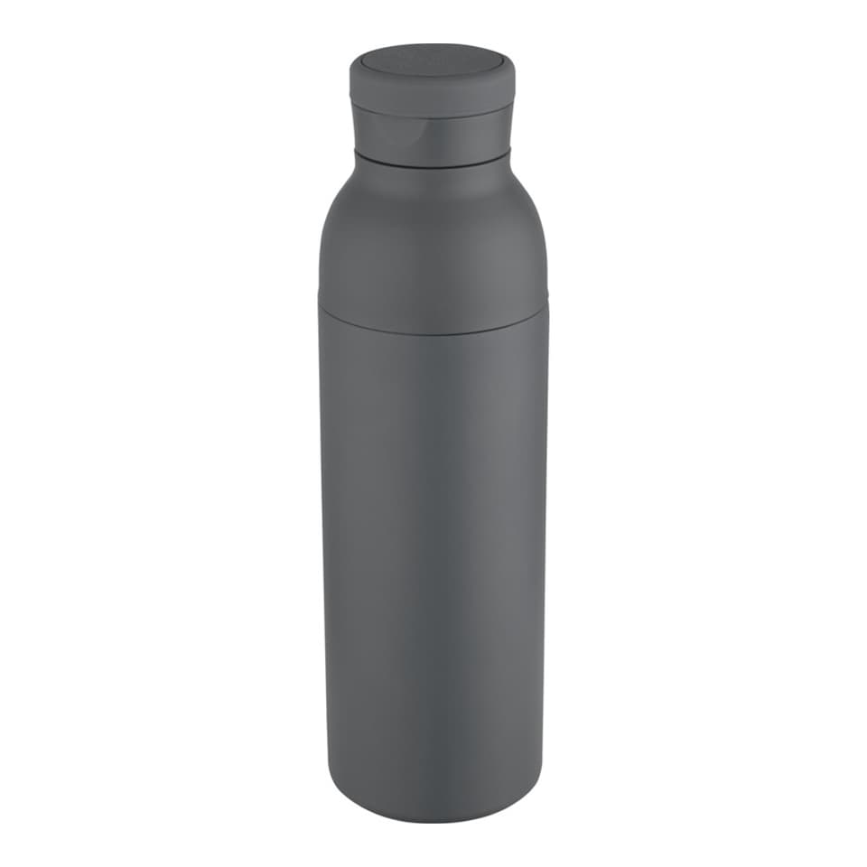 image 1 of Floso Stainless Steel Double Wall 650ml Water Bottle | Grey | Twilight Grey | 1
