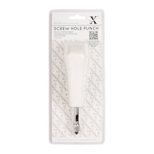 Xcut Screw Hole Punch (3 Tips), White, 23cm