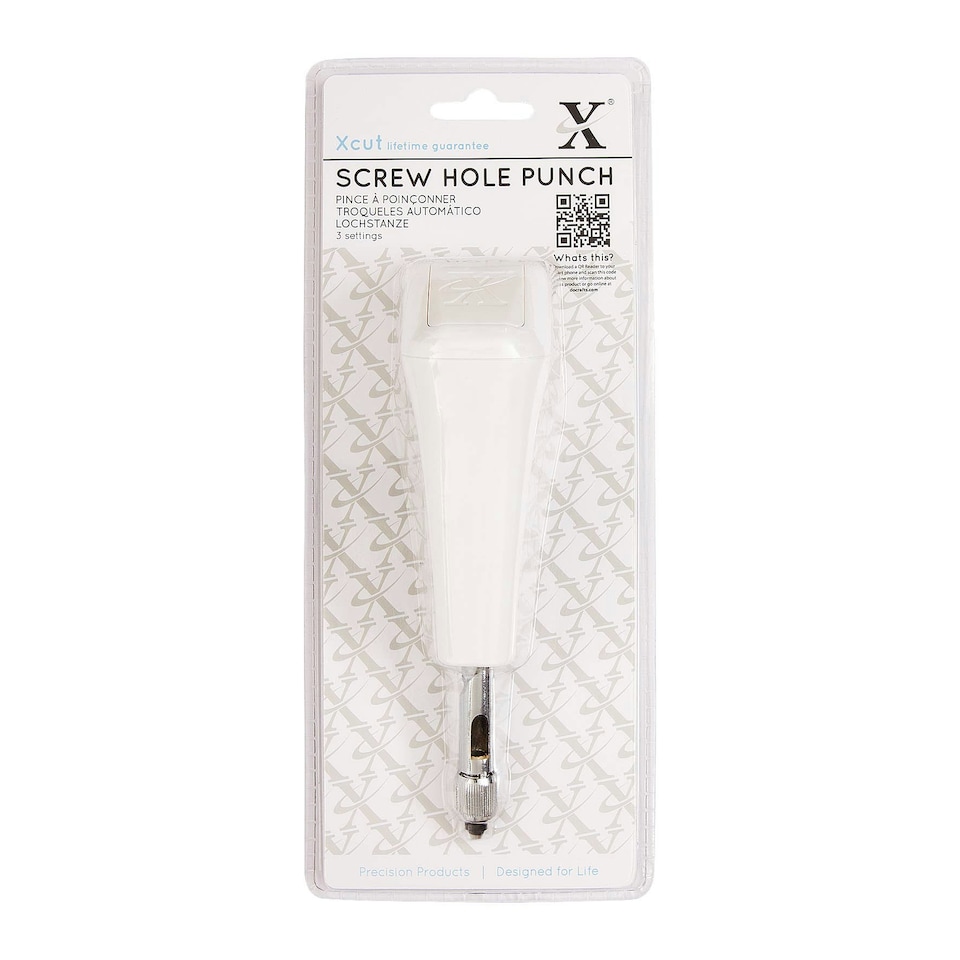 image 1 of Xcut Screw Hole Punch (3 Tips), White, 23cm