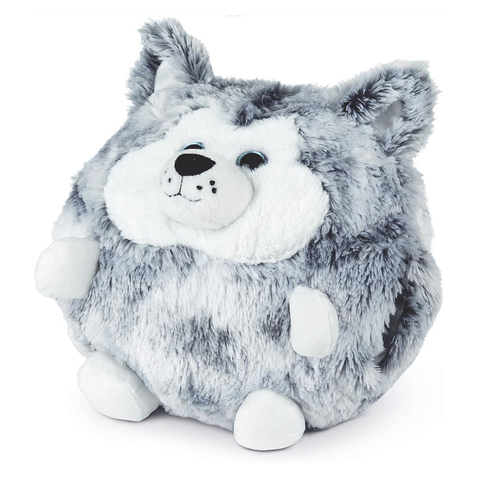 image 1 of Noxxiez Plush Hand Warmer Cushion - Husky Dog