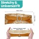 image 2 of Sequin Chair Sashes Stretch Spandex Chair Bands with Silver Buckle - 10pcs