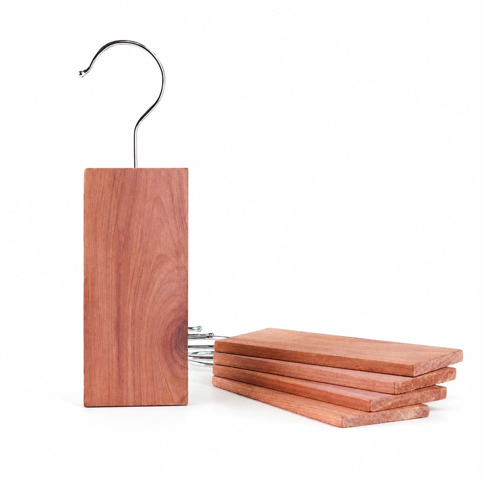 image 1 of Katcha Natural Cedar Hangers - Pack of 20