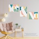 image 3 of Set of 3 Symbol Words Yes No Pastel Colour Modern Home Decor Wall Art Prints 12x16 Inch