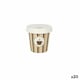 image 1 of Set of glasses Algon With lid Disposable Coffee Cardboard 10 Pieces 120 ml (20 Units) N/A
