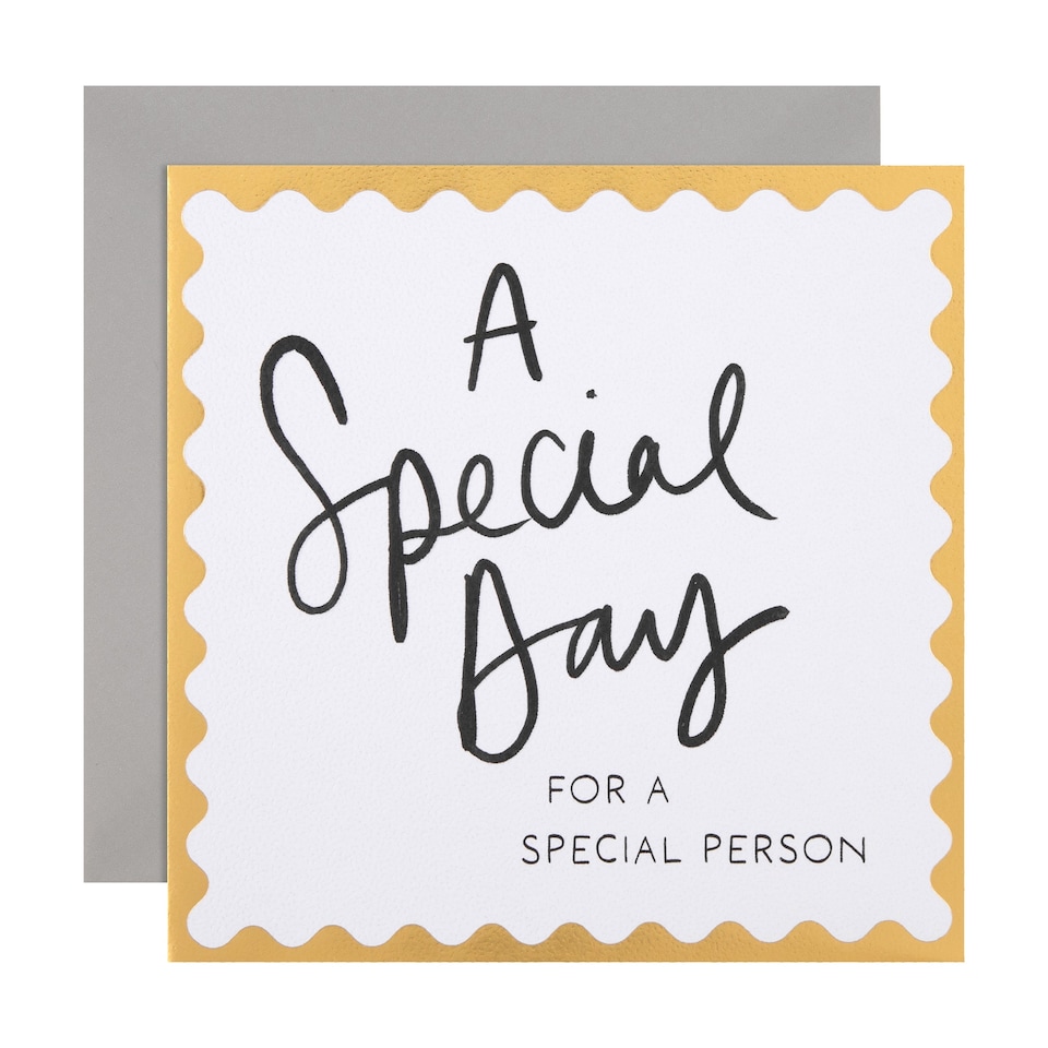 image 1 of Hallmark Celebration Card For Special Person - Inkwave Typography Design