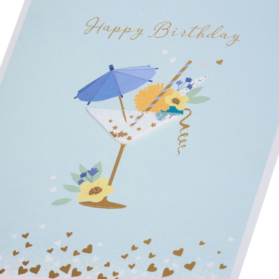 image 1 of Birthday Card - Papercharm Cocktail