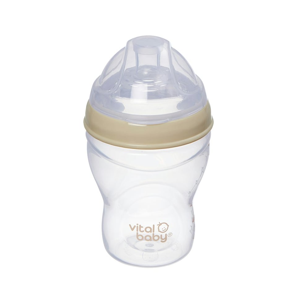 image 1 of Vital Baby Nurture breast like bottle 240ml 4pk Clear | One Size
