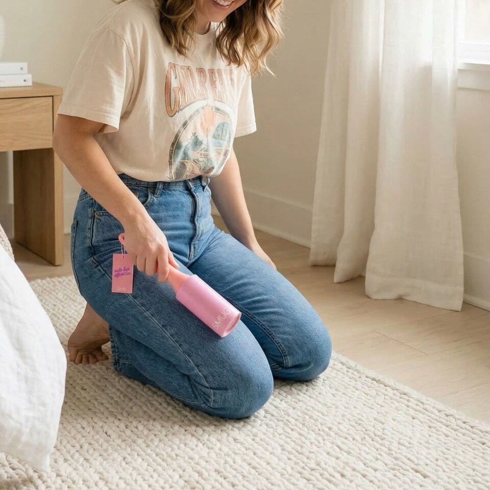 image 1 of SMUG Lint Roller - Pink